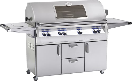 Fire Magic Echelon Diamond Series E1060S8LAP62W - Echelon Diamond E1060s 48-inch Portable Grill with Single Side Burner (Analog)