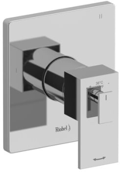 Rohl Kubik TUS47C - Kubik Single Lever Handle Thermostatic & Pressure Balance Trim with 3 Functions in Chrome
