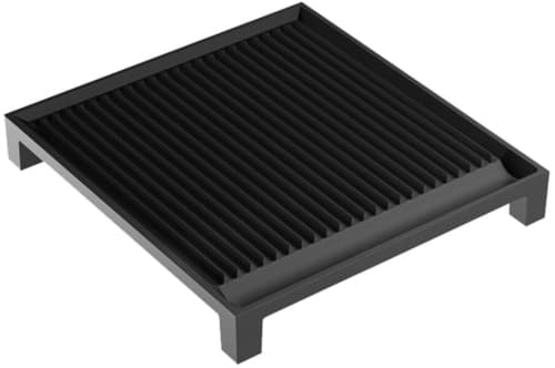 Ilve EA0006004070000 - Ribbed Cast Iron Griddle