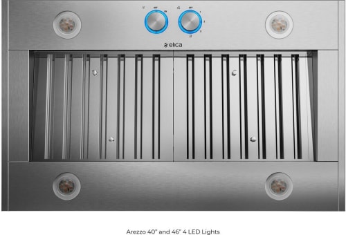 Elica Professional Arezzo Series EAR146S4 - 46 Inch Cabinet Insert Range Hood