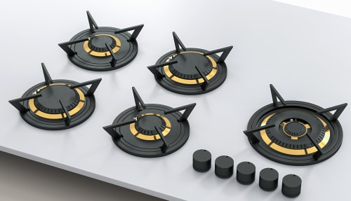 Tulip Cooking East 19612 - Five Burner Modular Gas Cooktop