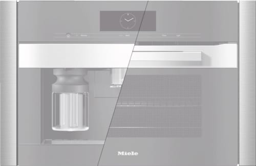 Miele ContourLine EBA7747EDSTCLST - Trim Kit for Built-In Appliances with 24" Width x 18" Height