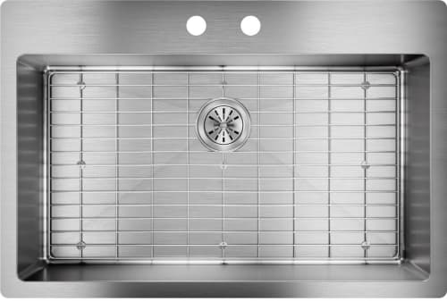 Elkay Crosstown Collection ECTSRS33229TBG2 - 33 Inch Single Bowl Dual Mount Kitchen Sink Kit