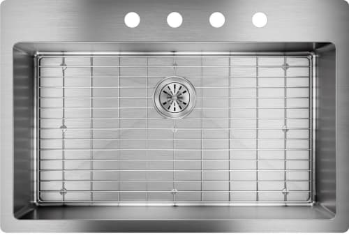 Elkay Crosstown Collection ECTSRS33229TBG4 - 33 Inch Single Bowl Dual Mount Kitchen Sink Kit