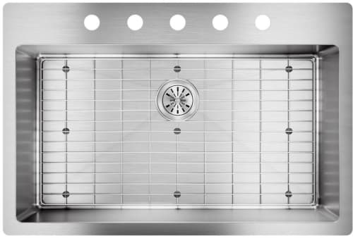 Elkay Crosstown Collection ECTSRS33229TBG5 - 33 Inch Single Bowl Dual Mount Kitchen Sink Kit