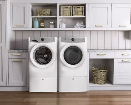 Electrolux EFLW317TIW 27 Inch Front Load Washer with 4.3 cu. ft ...