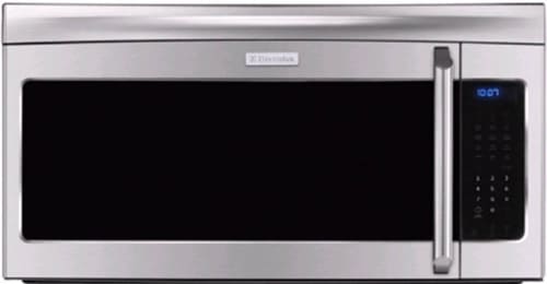 Electrolux EI30SM55JS 2.0 cu. ft. Over The Range Microwave Oven with 1000 Cooking Watts 350 CFM 3 Speed Venting System 10 Power Levels Blue LED Display and Control Lockout Stainless Steel