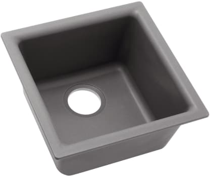 Elkay Quartz Classic ELG1616GS0 - Greystone Angled View