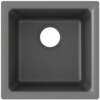 Elkay Quartz Classic ELG1616GT0 - 15 3/4 Inch Dual Mount Single Bowl Bar Sink with 3 1/2" Drain Opening