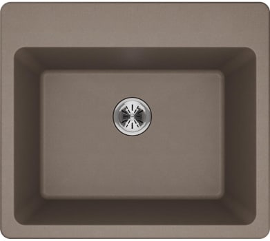 Elkay Quartz Classic ELG252212PDGR0 - 25 Inch Drop-In Single Laundry Sink with Perfect Drain