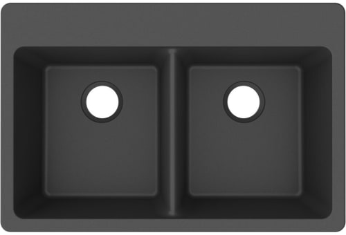 Elkay Quartz Classic ELG3322MB0 - Elkay Quartz Classic® " Equal Double Bowl Drop-In Kitchen Sink