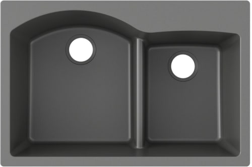 Elkay Quartz Classic ELGH3322RGT0 - Elkay Quartz Classic® 60/40 Double Bowl Drop-In Kitchen Sink with Aqua Divide