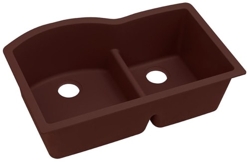 Elkay Quartz Classic ELGHU3322RPC0 - Pecan Angled View