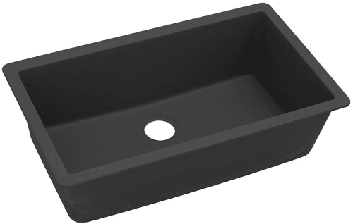 Elkay Quartz Classic ELGRU13322BK0 - Black Angled View