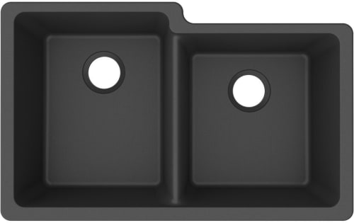 Elkay Quartz Classic ELGU250RMB0 - Elkay Quartz Classic® Offset Double Bowl Undermount Kitchen Sink