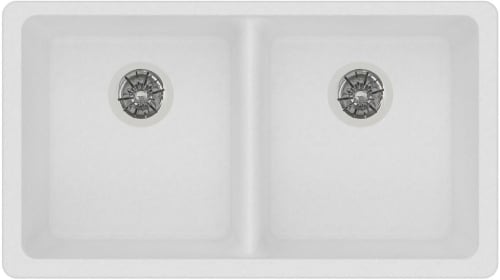 Elkay Quartz Classic ELGUAD3319PDWH0 - 33 Inch Undermount ADA Kitchen Sink with Stain Resistant