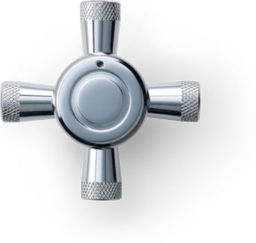 AGA Elise Series P072928PCH - Polished Chrome Knob