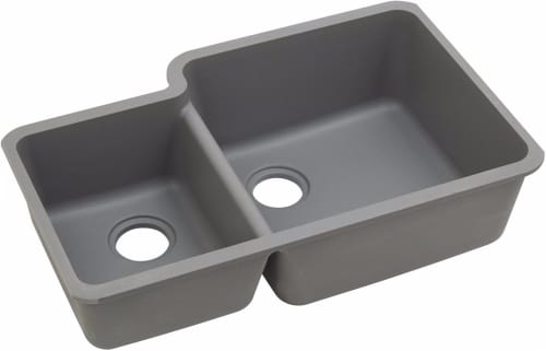 Elkay Gourmet E-Granite Collection ELGOU3321LGS0 - Greystone