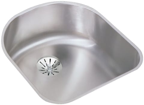 Elkay Lustertone Collection ELUH1716PD - Elkay Lustertone® Classic Stainless Steel Single Bowl Undermount Kitchen Sink with Perfect Drain®
