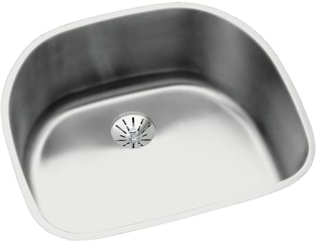 Elkay Lustertone Collection ELUH211810PD - Elkay Lustertone® Classic Stainless Steel Single Bowl Undermount Kitchen Sink with Perfect Drain®