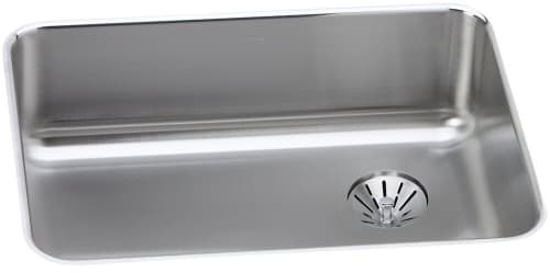 Elkay Lustertone Collection ELUH2317RPD - Elkay Lustertone® Classic Stainless Steel Single Bowl Undermount Kitchen Sink with Perfect Drain®