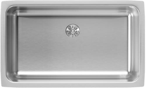 Elkay Gourmet Perfect Drain Collection Lustertone Collection ELUH2816PD - Elkay Lustertone® Classic Stainless Steel Single Bowl Undermount Kitchen Sink with Perfect Drain®