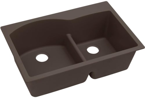Elkay Quartz Luxe ELXH3322RCN0 - Chestnut Angled View