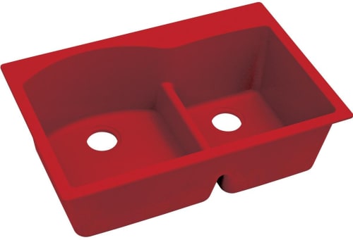 Elkay Quartz Luxe ELXH3322RMA0 - Maraschino Angled View