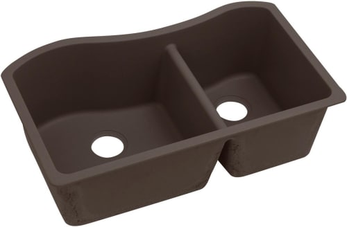 Elkay Quartz Luxe ELXHU3220RCN0 - Chestnut Angled View