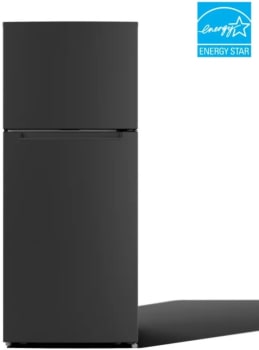 Element ENR18TFGCB - 28 Inch Freestanding Top-Freezer Refrigerator (Item displayed is model ENR18TFGBB. Actual product layout may vary.)