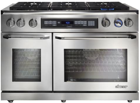 Dacor Er48dschlp 48 Inch Freestanding Dual Fuel Range With 4 6 Cu Dacor Renaissance Er48dschlp Feature View