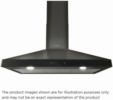 Elica Varna Series EVR630BL - Techne Series Varna Black Wall Mount Range Hood