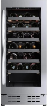 Elica EWS31SS1 - 27-Bottle Capacity Freestanding/Built-In Wine Cellar with EPC Technology