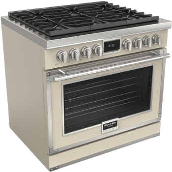 Fulgor Milano EVOQUE 400 Series F4EDF366CS1MI - 36 Inch Freestanding Dual Fuel Range