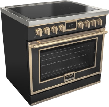 Fulgor Milano EVOQUE 400 Series F4EIR365BR1BK - Evoque 36-Inch Induction Range