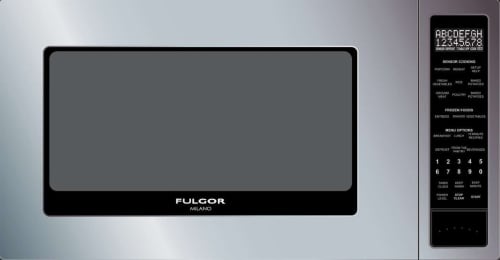 Fulgor Milano 400 Series F4MWO24S2 - 24 Inch Countertop or Built-In Microwave Oven in Front View