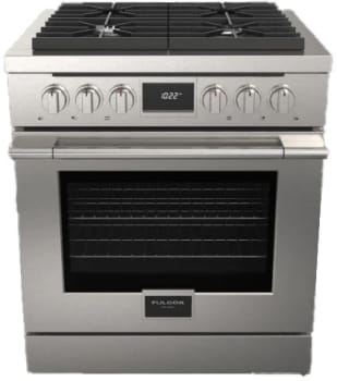 Fulgor Milano 400 Series F4PDF304S1 - Fulgor Milano Accento 30" Stainless Steel Pro-Style Dual Fuel Range