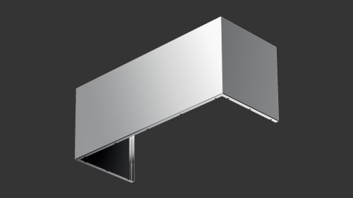 Fulgor Milano F6CK3012 - 12" High Chimney Cover for 30-inch Professional Hood