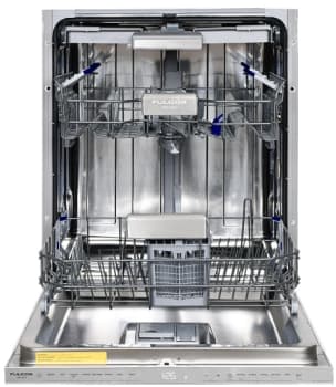 Fulgor Milano 700 Series F7DWS24FI1 - 24 Inch Fully Integrated Built-In Panel Ready Dishwasher in Opened View