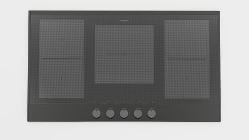 Fulgor Milano ENOVA 700 Series F7EIK36BA1 - Enova 700 Series 36-Inch Black Anodized Cooktop