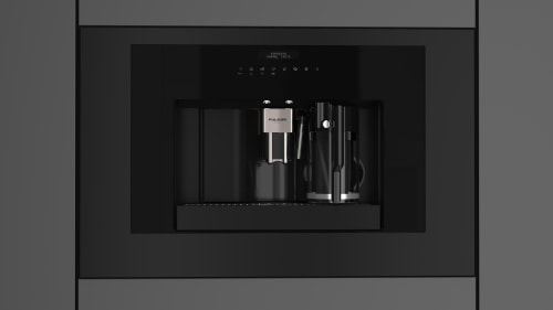 Fulgor Milano Matteo Collection 700 Series F7MTK30BCMB - 30" Matteo 700 Series Built-In Coffee Machine in Front View