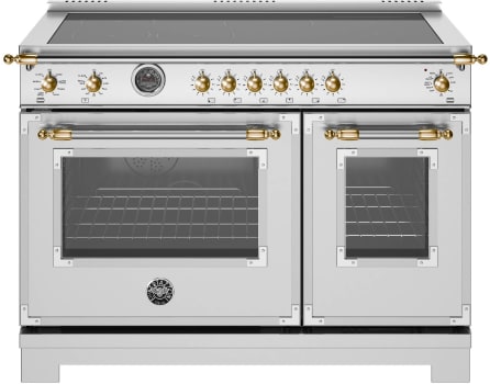 Bertazzoni HER486IGFEPXG 48 Inch Freestanding Induction Range with