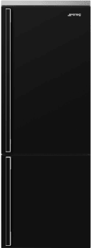 Smeg Portofino FA490URBL - Portofino Style Refrigerator-Freezer, Black Right Hand Hinged Energy Efficiency Class A++