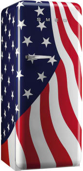 Smeg FAB28UUSL1 24 Inch Refrigerator with 9.22 cu. ft. Capacity