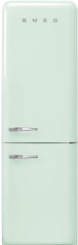 Smeg 50's Retro Design FAB32URPG3 - 24 Inch '50s Style 'No Frost' Fridge-Freezer, Pastel Green, Right Hand Hinge