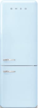 Smeg 50's Retro Design FAB38URPB - 50's Style 'No Frost' Fridge-freezer, Pastel Blue Right Hand Hinge Energy Efficiency Class A++