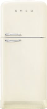 Smeg FAB50URCR3 32 Inch Freestanding Top Freezer Refrigerator with