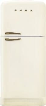 Smeg 50's Retro Design FAB50URCRB3 - 32 Inch Freestanding Top Freezer Refrigerator with 19.28 cu. ft. Total Capacity in Front View