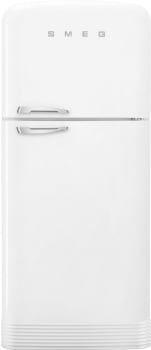 Smeg 50's Retro Design FAB50URWH3 - 32 Inch Freestanding Top Freezer Refrigerator in Front View