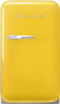Smeg 50's Retro Design FAB5URYW3 - 16 Inch Freestanding All Refrigerator in Front View